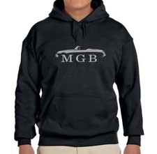 MG MGB Convertible Sports Car Black Hoodie Sweatshirt FREE SHIP