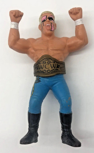 Galoob Sting Wrestling Figure w/WCW Championship B...