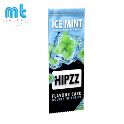 HIPZZ Ice Mint Aromakarten (wie Rizla) - Flavor Cards / Aroma Karte Pferfferminz