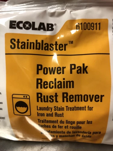 Ecolab® StainBlaster Power Pak Reclaim Rust Remover ECO 6100911 individual packs