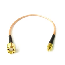Reverse RP SMA male plug inner hole to MCX male Pigtail Cable RG316 15/30/50cm