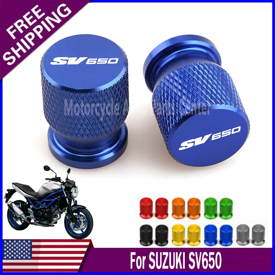 New Hot Sale High Quality CNC Tire Valve Stem Seal Cover For Suzuki SV650 SV650S Foto 3 de 4