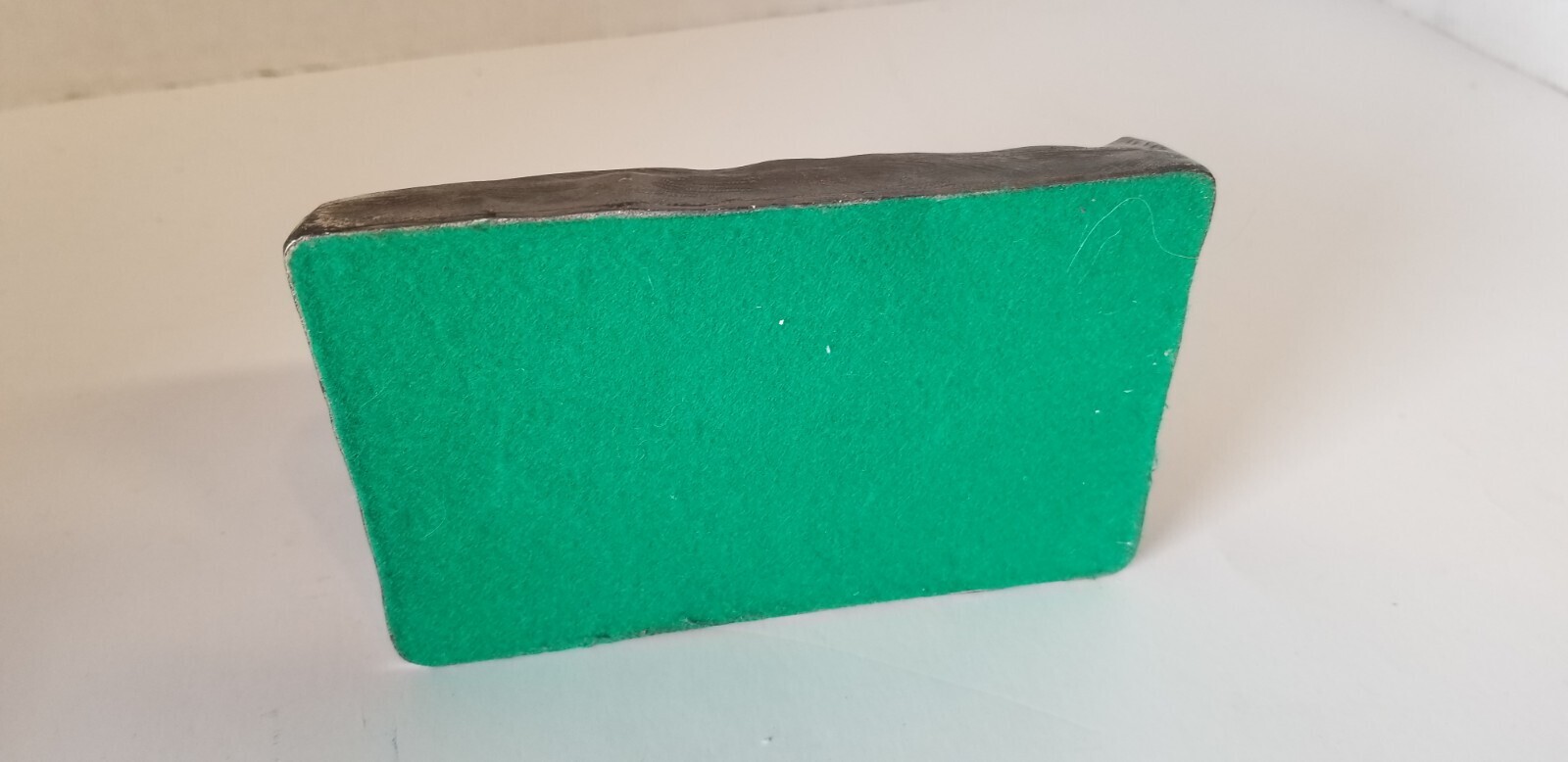 VINTAGE  (1960s) GOLFER IN SAND TRAP  PEWTER ASH TRAY golf gift idea paperweight