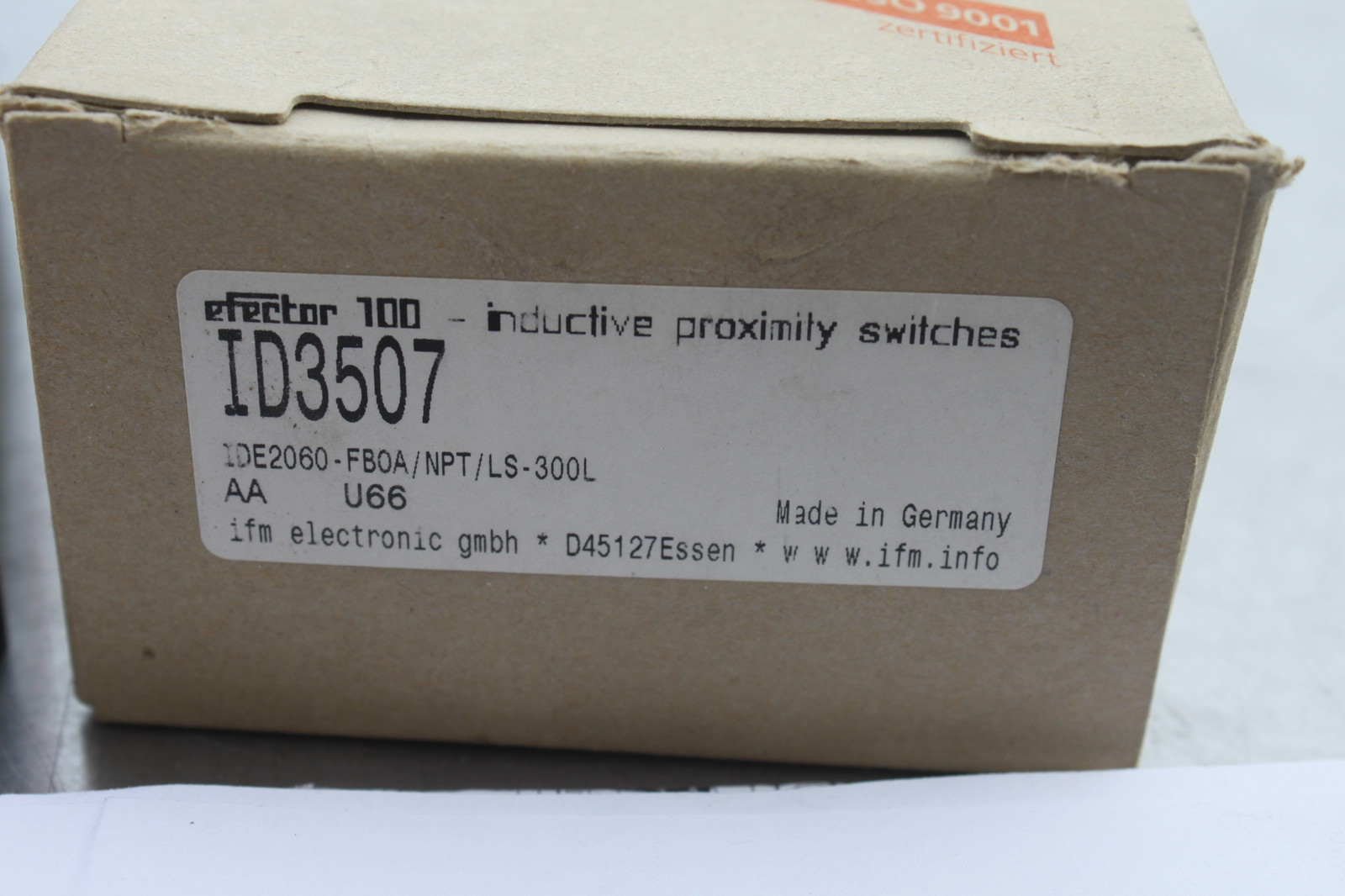 EFECTOR ID3507 IDE2060-FBOA/LS-300L NEW
