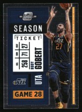 Rudy Gobert 2020 Panini Contenders Optic  #61 Baseball Card