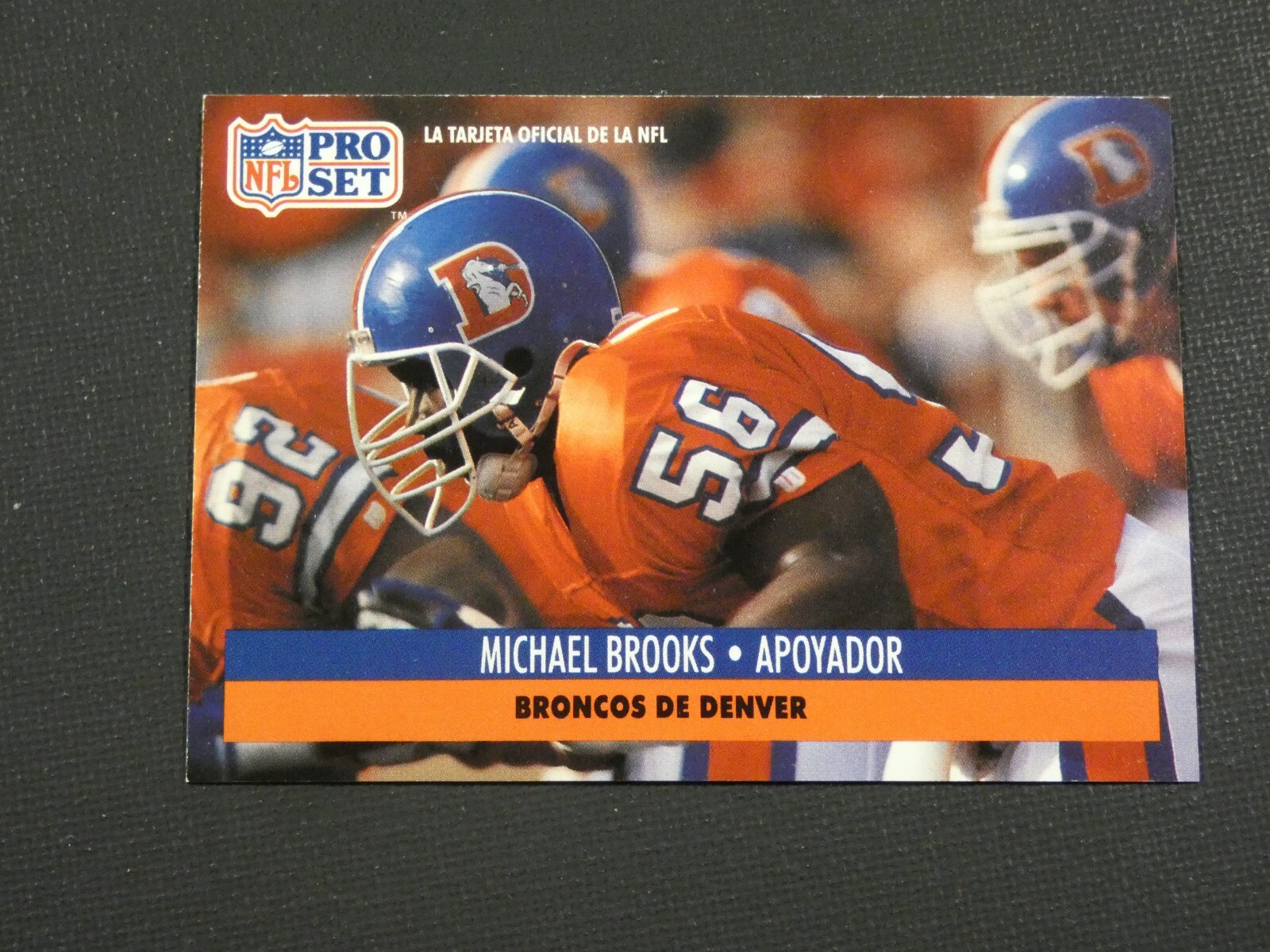 Michael Brooks 1991 Pro Set Spanish card #56