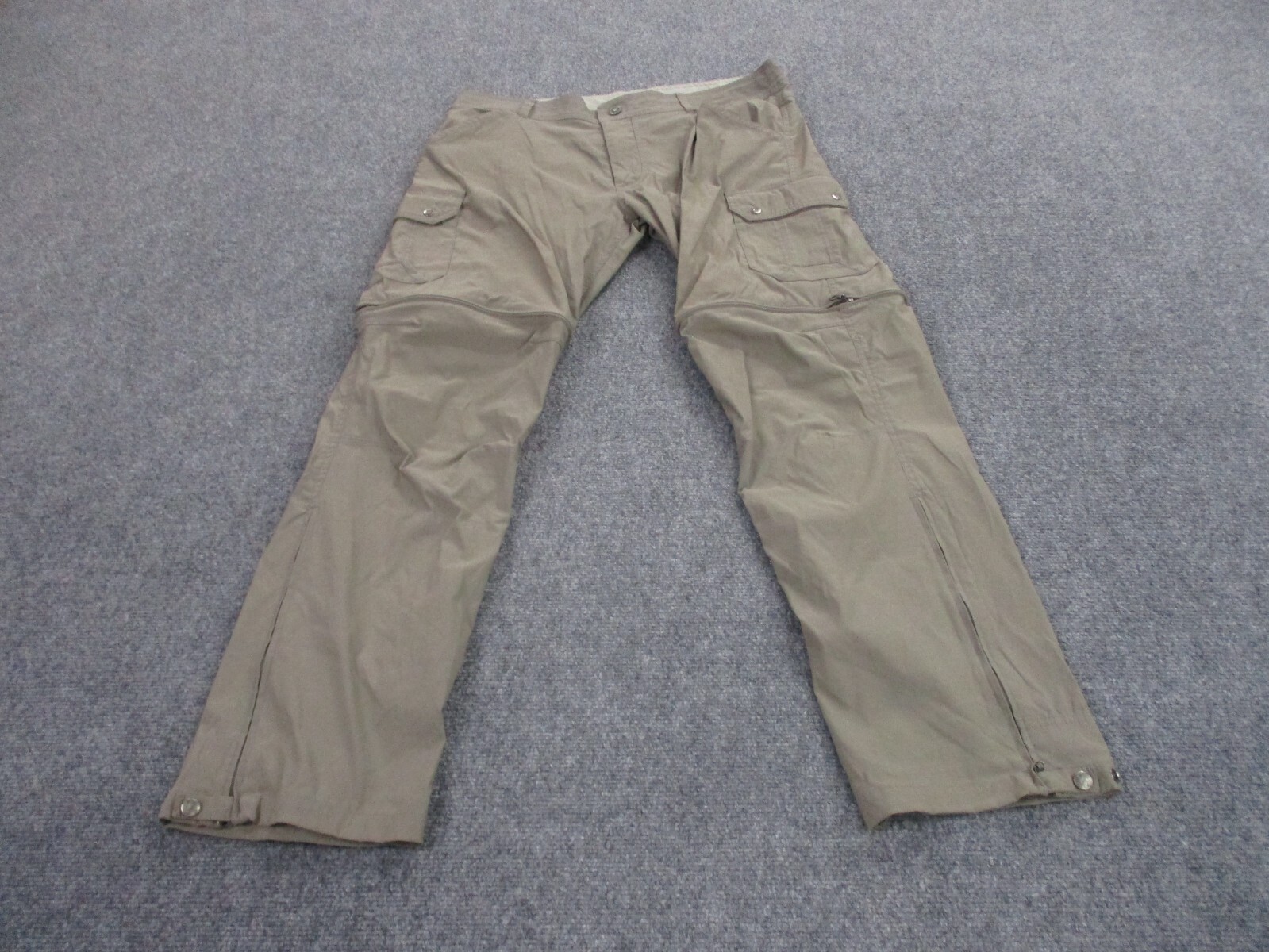 Kuhl Mens 36x32 Brown Stealth Convertible Hiking Shorts for Outdoor Camping-image
