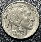 1937 Buffalo Nickel in AU Almost Uncirculated Condition