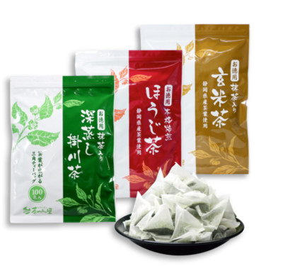 Green tea, Roasted green tea,Green tea with brown rice bags 2.5gX100P