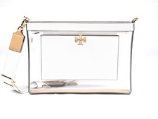 Tory Burch Blake Vinilo Transparente Swingpack Bandolera Bolso Mensajero Cartera 165834