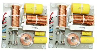 2x EMB CX-21 Replacement Speaker Crossovers 2000W Works with All Major Brands 