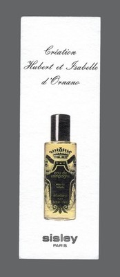 Advertising card - advertising card - Eau de Campagne de Sisley