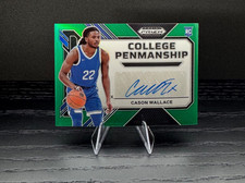 2023 Panini Prizm Draft Picks Cason Wallace RC College Penmanship Green Prizms