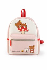 Rilakkuma Mini Backpack Cute Bear Mushroom Kawaii Pink Small Backpack New