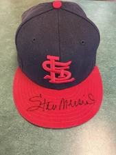 Stan Musial Signed Cardinals Cooperstown Coll. Cap (7 1/2) Stan The Man COA