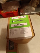 Schrauben Großpackung Inhalt 500 Stück 5 X 60 mm