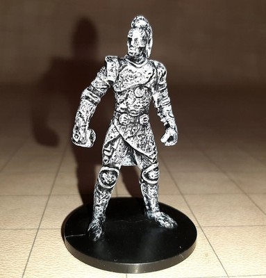  STONE GOLEM  04 RARE LARGE FIGUR  GIANTS OF LEGEND 2004  D&D MINIS PATHFINDER