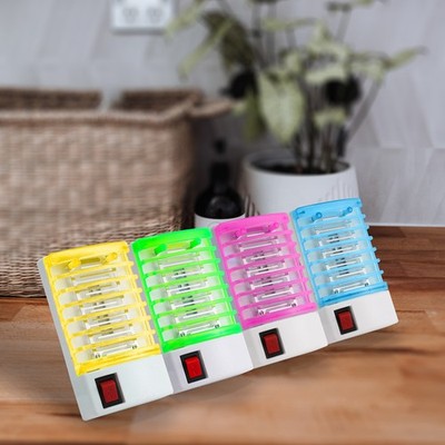 LED Socket Electric Mosquito Fly Bug Insect Trap Night Lamp Killer Pest Zapper