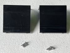 Nintendo NES-001 Top Shell Black Bezel Covers Screws Good Condition