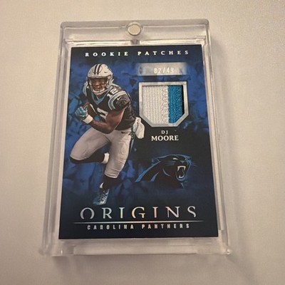 2018 Panini Origins D.J. Moore #RP-12 Blue /49 (MEM, RC)