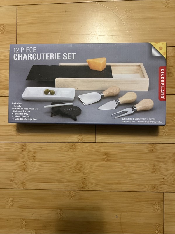Kikkerland 12 Piece Charcuterie Set.