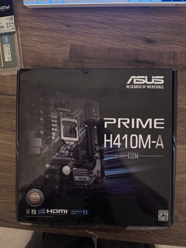ASUS Prime H410M-D Motherboard