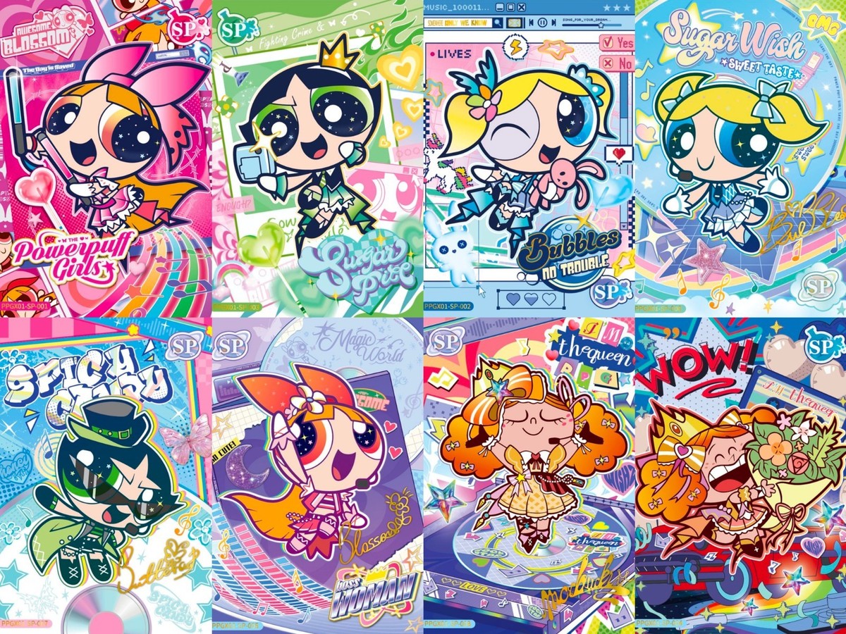 2025 Kayou TCG/CCG The Powerpuff Girls X-Element pack vol.1 SGR/BP