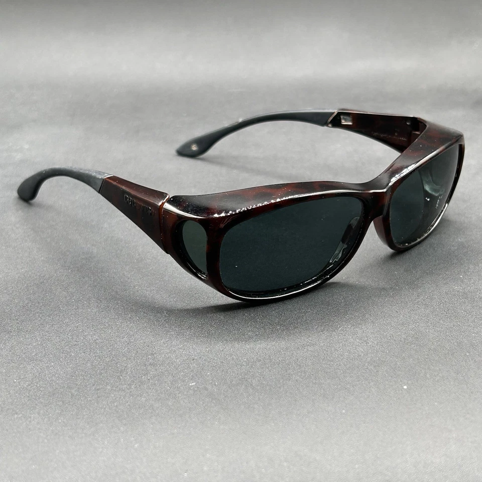 Gafas de sol Cocoons Mini Slimline C413G Fitover marrón y negro polarizadas usadas Foto 3 de 4