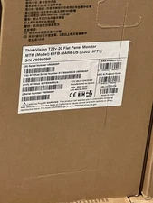 21.5" Lenovo T22v-20 Full HD 1080p HDMI DP VGA IPS Monitor 61FBMAR6US