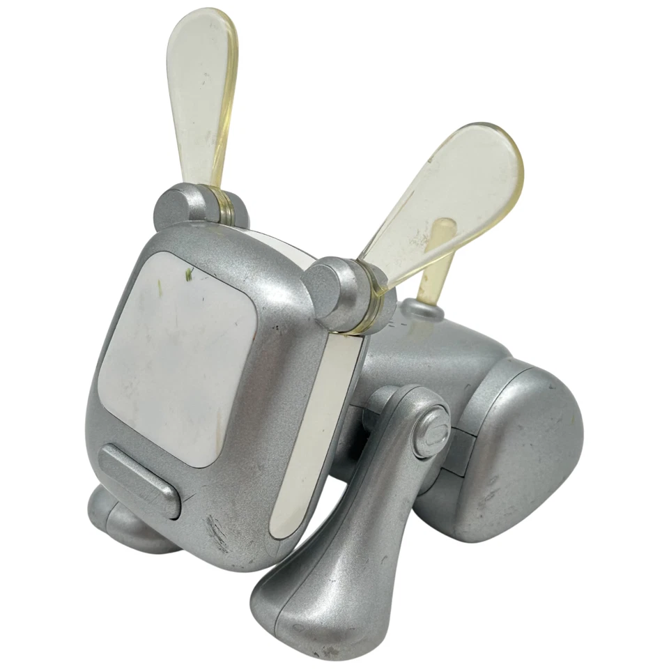 I-Dog Pup Silver Música Interactiva Reproduciendo Luz Intermitente Mascota Hasbro 2005 Foto 4 de 4