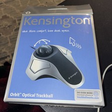 Kensington 64327 Orbit Optical Trackball Mouse USB | Black/Silver | Tested