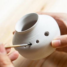 4x Pottery Tool Slotting Sculpting Double Sided Handcraft Supplies Decor