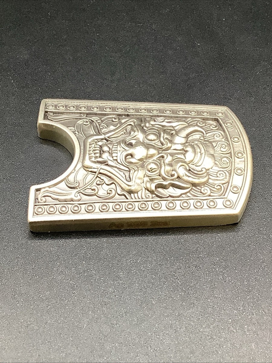 South Korea 2 oz Silver Doggaebi Shield Stacker .999 Fine Antiqued