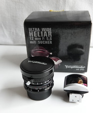 Voigtlander ULTRA WIDE Heliar   12mm f/5.6 with Viewfinder  12mm"NUOVO"