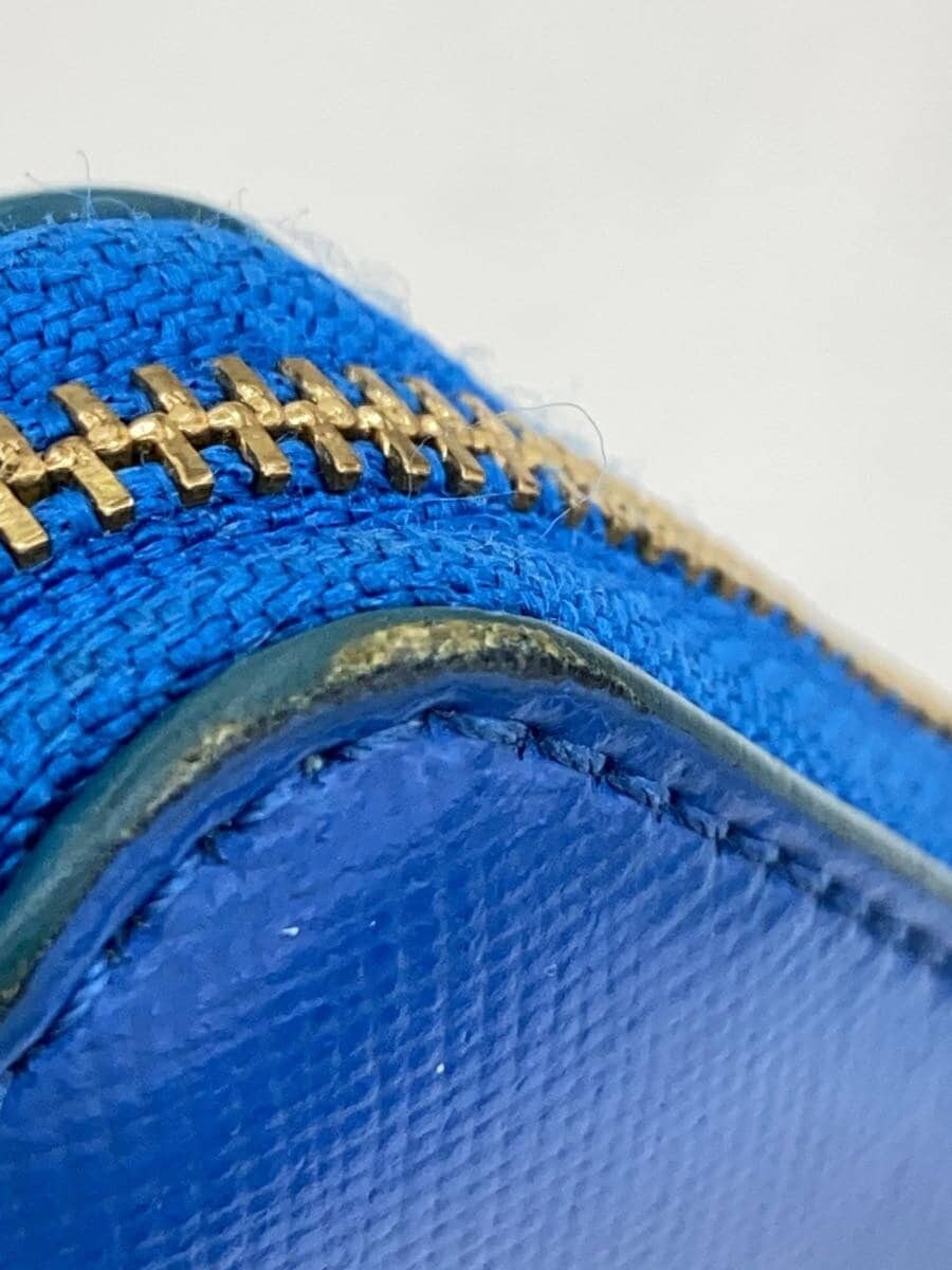 TORY BURCH Coin Case, Leather, Blue, Solid Color, Women's thumbnail 8