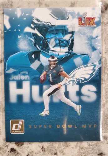 2025 PANINI DONRUSS #1 JALEN HURTS SUPER BOWL MVP SP INSERT EAGLES MINT - Bild 1 von 2