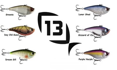 13 Fishing Pro V Single Pitch Lipless Crankbait 3/4oz - Choose Color