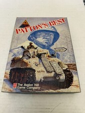 1987 Patton's Best Board Game Avalon Hill WWII
