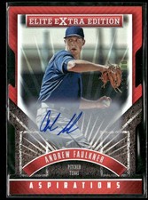 2015 Panini Elite Extra Edition Aspirations Die Cut Auto #159 Andrew Faulkner