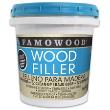 FamoWood 40022126 Latex Wood Filler - Pint, Natural, 24 oz. Pack of 1