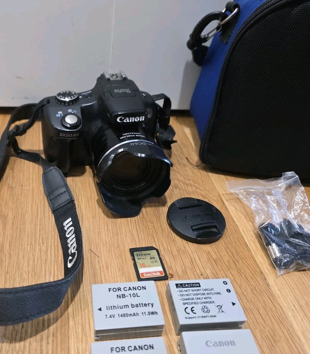 Canon PowerShot SX50 HS 1-4.9x Digital Zoom Digital Cameras for