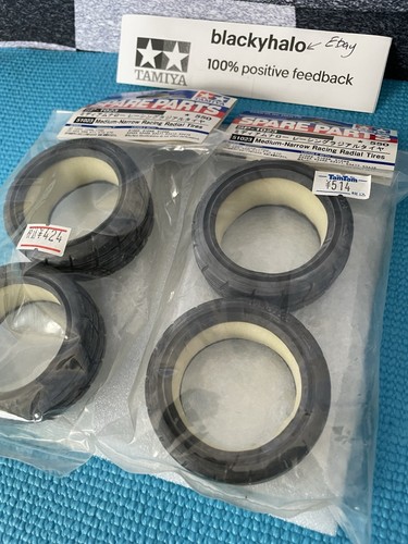 Tamiya SP-1023 51023 Medium -Narrow Racing Radial Tires x 2 packages 1/10 - Picture 4 of 8
