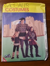 McCalls Pattern 8450 Costume Men's Large 42-44 Renaissance Fair King UNCUT FF