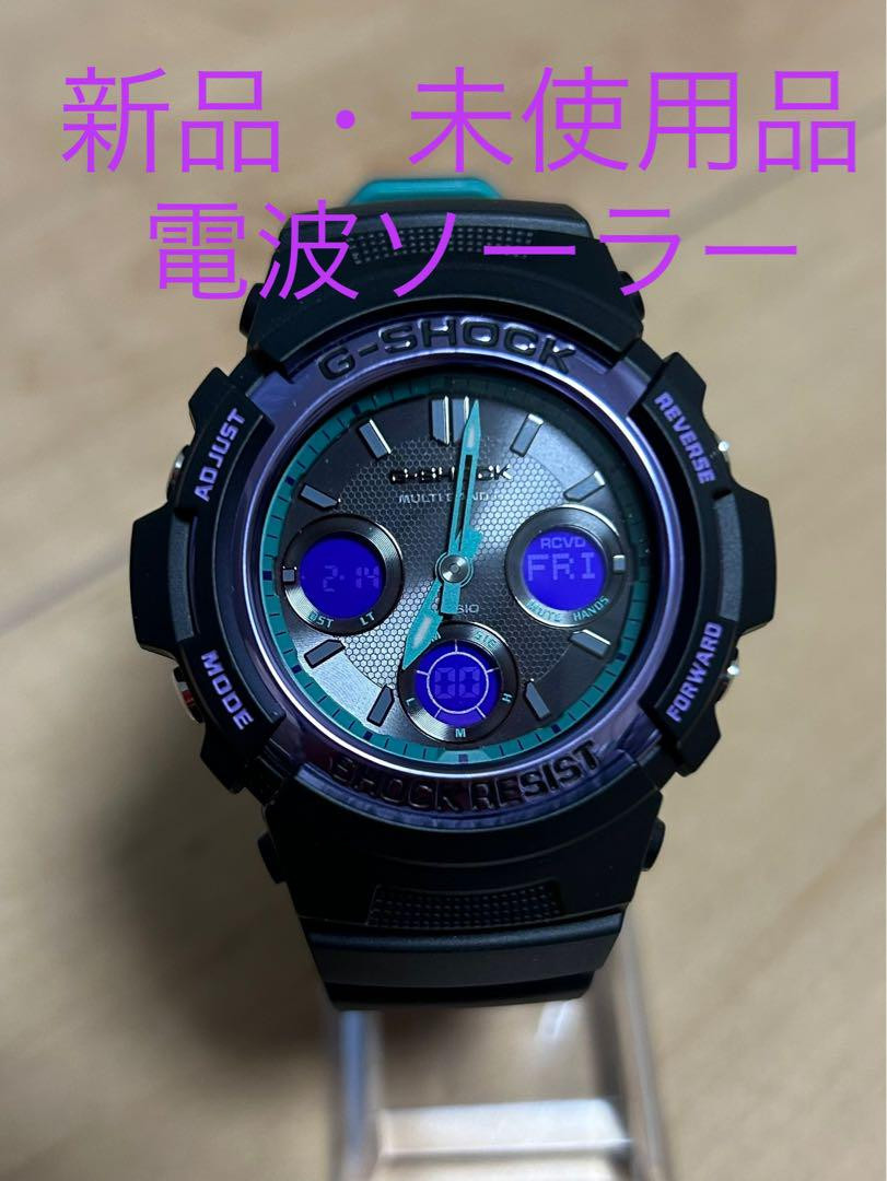 新品未使用品 G-SHOCK 電波ソーラー AWG-M100SBL-1AJF 【公式通販】