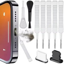 iPhone 16 15 14 Phone Cleaning Kit Speaker Charging Port Cleaner Brush
