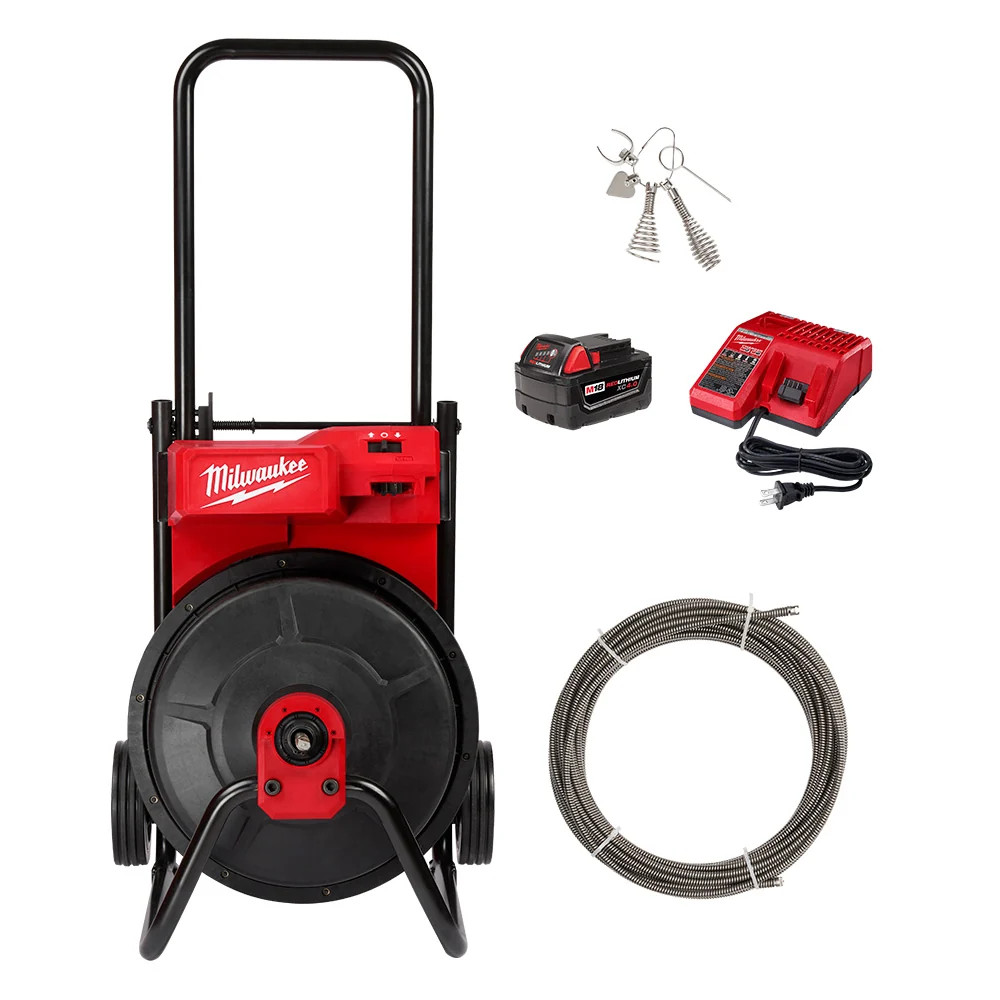 Milwaukee 2817A-21 M18 Drum Machine w/ 3/8" Cable