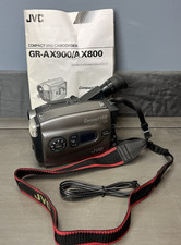 JVC GR-AX900U Compact VHS-C Camcorder w/ Manual AV Cable Vintage 1995 Untested