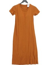 Uniqlo T-Shirt Midi Dress S in Brown