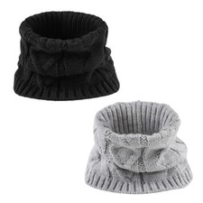 Womens Fall Winter Cable Knitted Scarf Warm Neck Warmer Cold Weather Wrap