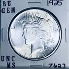 1925 P BU GEM PEACE SILVER DOLLAR UNC MS+++ U.S. MINT RARE COIN 7623